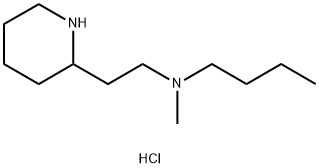 N-Methyl-N-[2-(2-piperidinyl)ethyl]-1-butanaminedihydrochloride 구조식 이미지