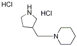 1-(3-Pyrrolidinylmethyl)piperidine dihydrochloride Structure