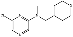 6-Chloro-N-methyl-N-(tetrahydro-2H-pyran-4-ylmethyl)-2-pyrazinamine Structure