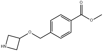 Methyl 4-[(3-azetidinyloxy)methyl]benzoate 구조식 이미지