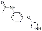 N-[3-(3-Azetidinyloxy)phenyl]acetamide Structure