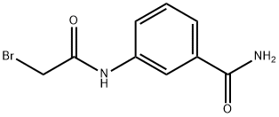 3-[(2-Bromoacetyl)amino]benzamide Structure