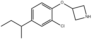 3-[4-(sec-Butyl)-2-chlorophenoxy]azetidine 구조식 이미지