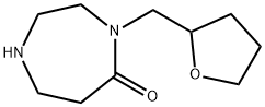 4-(Tetrahydro-2-furanylmethyl)-1,4-diazepan-5-one Structure