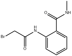 2-[(2-Bromoacetyl)amino]-N-methylbenzamide Structure