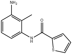 N-(3-Amino-2-methylphenyl)-2-thiophenecarboxamide 구조식 이미지