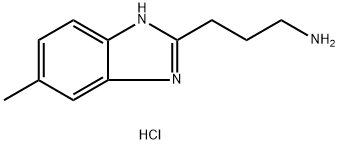 3-(5-Methyl-1H-benzoimidazol-2-yl)-propylaminedihydrochloride Structure