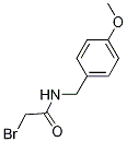 2-Bromo-N-(4-methoxybenzyl)acetamide 구조식 이미지