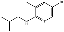 5-Bromo-N-isobutyl-3-methyl-2-pyridinamine 구조식 이미지