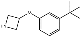3-[3-(tert-Butyl)phenoxy]azetidine 구조식 이미지