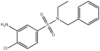 3-Amino-N-benzyl-4-chloro-N-ethylbenzenesulfonamide 구조식 이미지