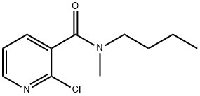 N-Butyl-2-chloro-N-methylnicotinamide Structure