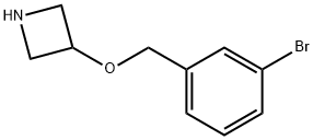 3-[(3-Bromobenzyl)oxy]azetidine Structure