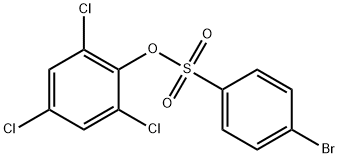 2,4,6-Trichlorophenyl 4-bromobenzenesulfonate Structure