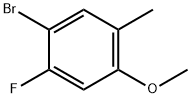 4-Bromo-5-fluoro-2-methylphenyl methyl ether Structure