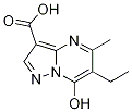 6-Ethyl-7-hydroxy-5-methyl-pyrazolo[1,5-a]-pyrimidine-3-carboxylic acid Structure