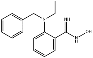 2-[Benzyl(ethyl)amino]-N'-hydroxybenzenecarboximidamide Structure