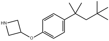 3-[4-(1,1,3,3-Tetramethylbutyl)phenoxy]azetidine Structure