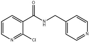2-Chloro-N-(4-pyridinylmethyl)nicotinamide Structure
