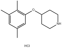 4-(2,3,5-Trimethylphenoxy)piperidine hydrochloride Structure