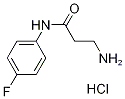3-Amino-N-(4-fluorophenyl)propanamidehydrochloride 구조식 이미지