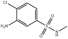 3-Amino-4-chloro-N-methylbenzenesulfonamide Structure