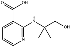 2-[(2-Hydroxy-1,1-dimethylethyl)amino]-nicotinic acid Structure