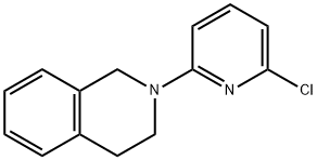 2-(6-Chloro-2-pyridinyl)-1,2,3,4-tetrahydroisoquinoline 구조식 이미지
