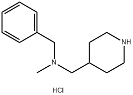N-Methyl(phenyl)-N-(4-piperidinylmethyl)-methanamine dihydrochloride Structure