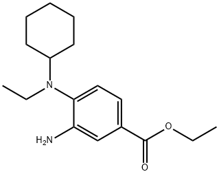 Ethyl 3-amino-4-[cyclohexyl(ethyl)amino]benzoate Structure