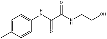 ethanediamide, N-(2-hydroxyethyl)-N'-(4-methylphenyl)- Structure