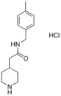 4-piperidineacetamide, N-[(4-methylphenyl)methyl]- Structure