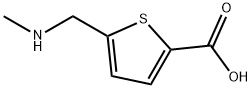 5-[(Methylamino)methyl]thiophene-2-carboxylic acid hydrochloride Structure