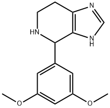 4-(3,5-Dimethoxyphenyl)-4,5,6,7-tetrahydro-3H-imidazo[4,5-c]pyridine 구조식 이미지