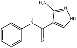 5-Amino-N-phenyl-1H-pyrazole-4-carboxamide 구조식 이미지