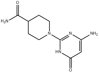 1-(4-Amino-6-oxo-1,6-dihydropyrimidin-2-yl)-piperidine-4-carboxamide Structure