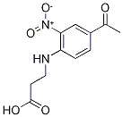 N-(4-Acetyl-2-nitrophenyl)-beta-alanine 구조식 이미지