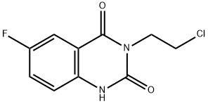 3-(2-Chloroethyl)-6-fluoroquinazoline-2,4(1H,3H)-dione 구조식 이미지