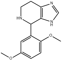 4-(2,5-Dimethoxyphenyl)-4,5,6,7-tetrahydro-3H-imidazo[4,5-c]pyridine 구조식 이미지