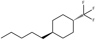 trans-1-n-Pentyl-4-(trifluoromethyl)cyclohexane 구조식 이미지