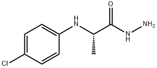 2-[(4-Chlorophenyl)amino]propanohydrazide 구조식 이미지