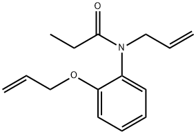 N-Allyl-N-[2-(allyloxy)phenyl]propanamide Structure