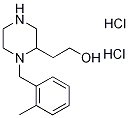 2-[1-(2-Methylbenzyl)-2-piperazinyl]ethanol dihydrochloride Structure