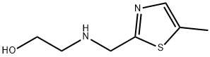 2-{[(5-Methyl-1,3-thiazol-2-yl)methyl]-amino}ethanol dihydrochloride Structure