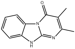 2,3-Dimethylpyrimido[1,2-a]benzimidazol-4(1H)-one Structure