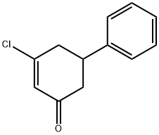 3-클로로-5-페닐-사이클로헥스-2-에논 구조식 이미지