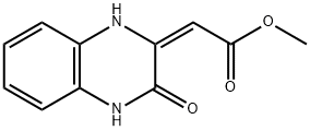 Methyl (2E)-(3-oxo-3,4-dihydroquinoxalin-2(1H)-ylidene)acetate Structure