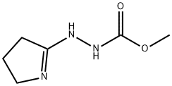 Methyl (2E)-2-pyrrolidin-2-ylidenehydrazinecarboxylate Structure