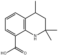 2,2,4-Trimethyl-1,2,3,4-tetrahydroquinoline-8-carboxylic acid Structure