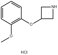 3-(2-Methoxyphenoxy)azetidine hydrochloride 구조식 이미지